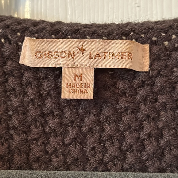 Gibson Latimer Sz M Faux Fur Sweater Vest 21-24”PTP/26” L - Picture 3 of 7